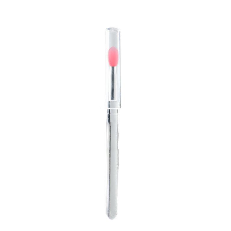 1PC With Cover Makeup Tool Silicone Multifunctional Lip Brush for Lipstick