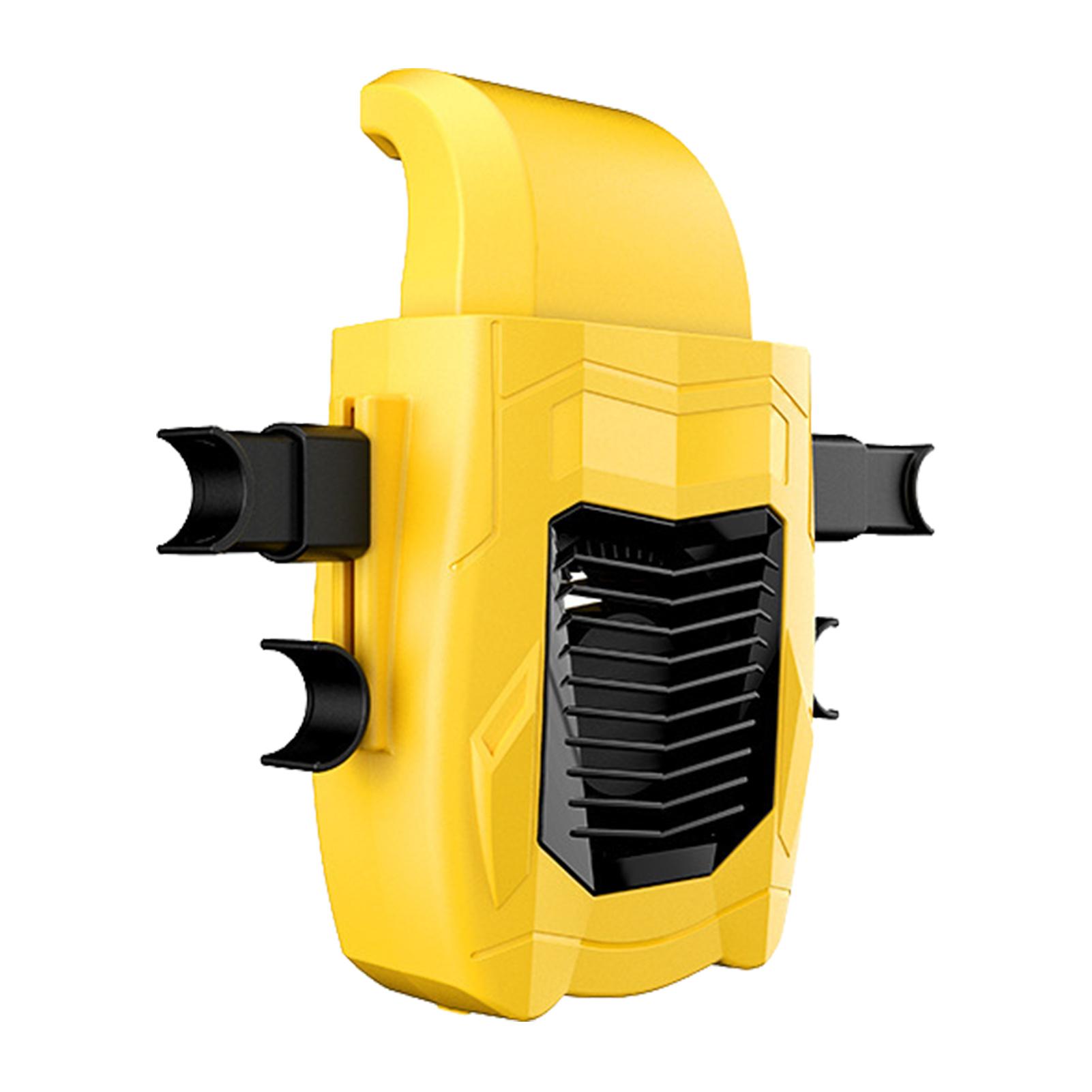 

Вентилятор охлаждения заднего сиденья автомобиля, портативный вентилятор для сидений автомобиля, 3-скоростной регулируемый вентилятор для заднего сиденья, перезаряжаемый через USB, воздушный вентилятор для транспортных средств жёлтый