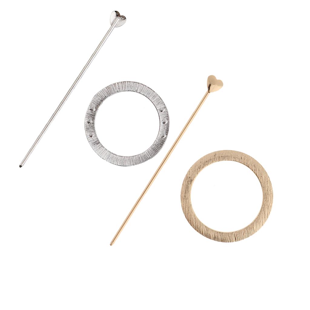 Metal Chinese Hair Stick Pin Chopsticks Ponytail Bun Holder