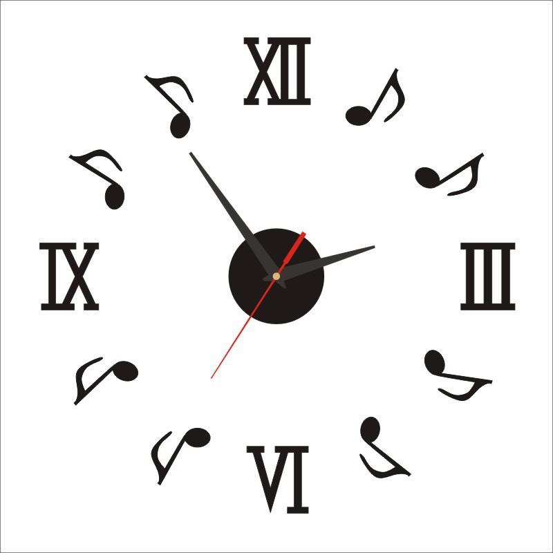 New Diy Clock Creative Clock Acrylic Mirror Wall Clock Personalized Wall Clock