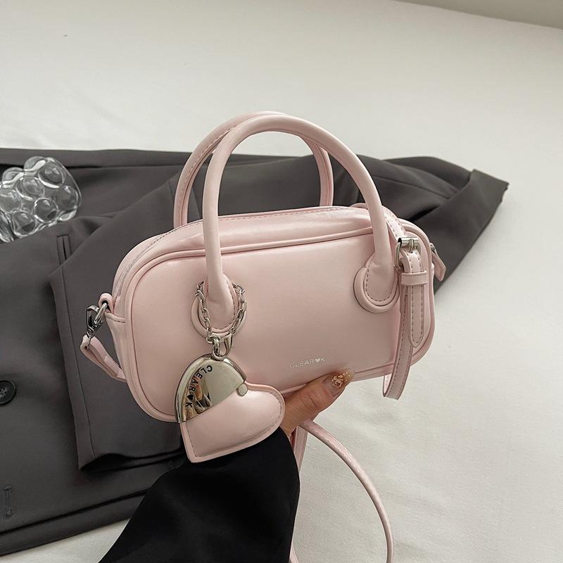 High-end Fashion Hand-carried Small Square Bag Women's 2025 New Korean Version Trendy Shoulder Bag Simple Casual Women's Messenger Bag