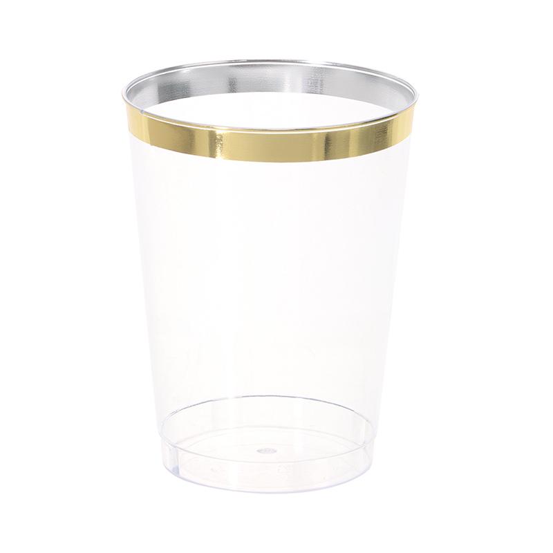 10Pcs 300Ml Phnom Penh Cup Hard Plastic Water Cup 10 Oz Plastic Wine Cups