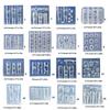 Flexible Silicone Crafting Mould With 3D Embossed Pattern For Nail Art Accessories And Resin Jewelry