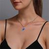 Clavicle Necklace Couple Gradient Animal Shape Pendant Charm Neck Chain Jewelry Gift