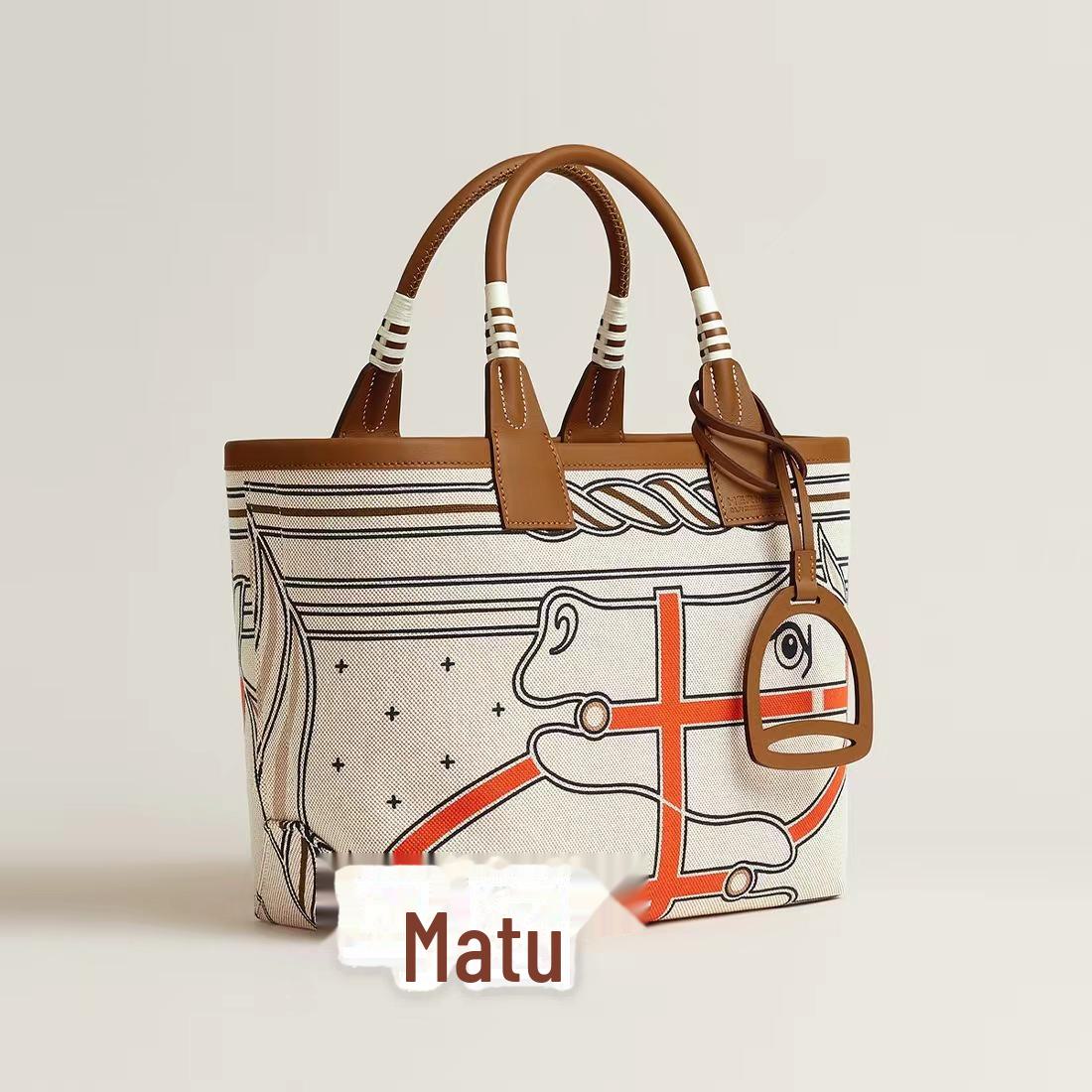 

Сумка-тоут из натуральной кожи и холста - женская цветная сумка для сада и покупок 25x23x15 cm