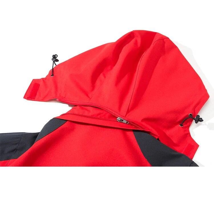 Wasserdichte Wanderjacke für Herren, große Größe, winddicht, Windjacke, Camping, Jagd, Laufen, Trekking, Angeln, Mantel, Herren, Outdoor