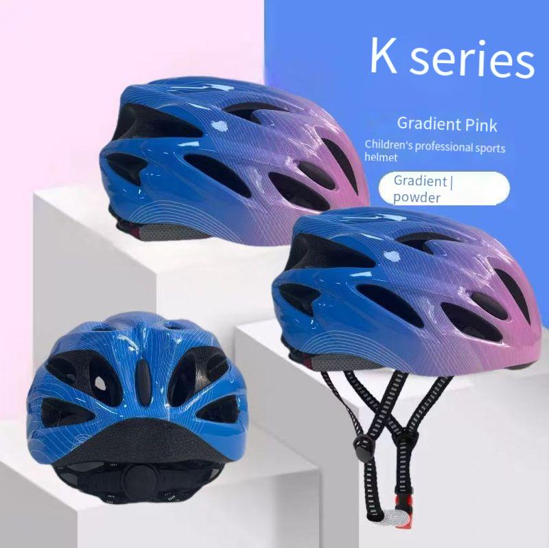 Adjustable ABS+PC Sports Helmet with 11-15 Air Vents for Skateboard Roller Skating Cycling Scooter-Lightweight Children's Unisex