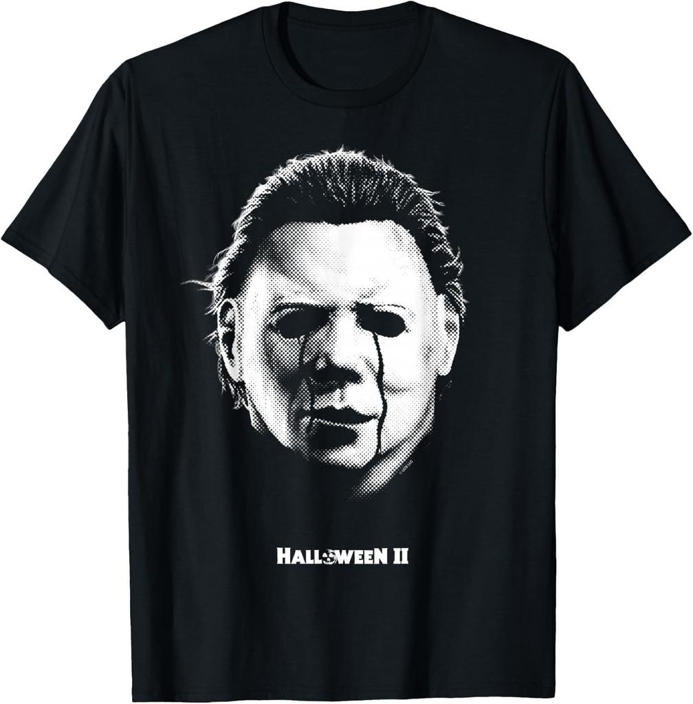 Halloween II Michael Myers Crying Big Face Costume T-Shirt