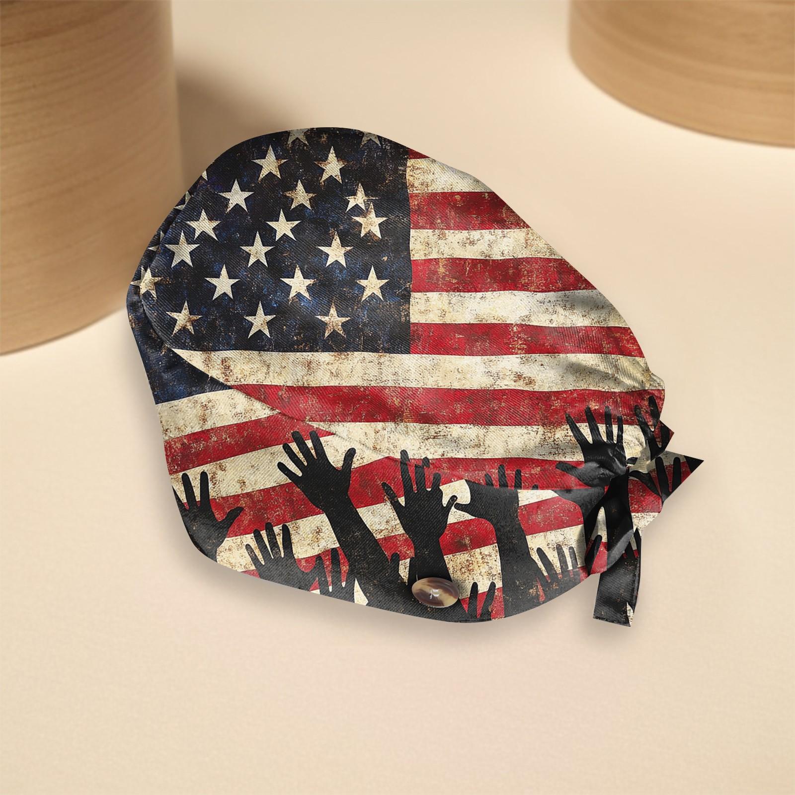 

Модная рабочая шляпа с принтом Повседневная стираемая шляпа Сумка Кепка One Size