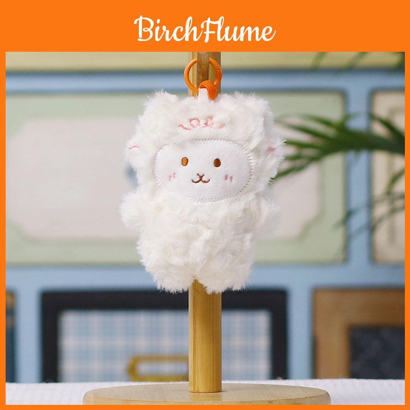 Plush Sheep Keychain With White Eyes For Bag Decor And Gift For All Ages