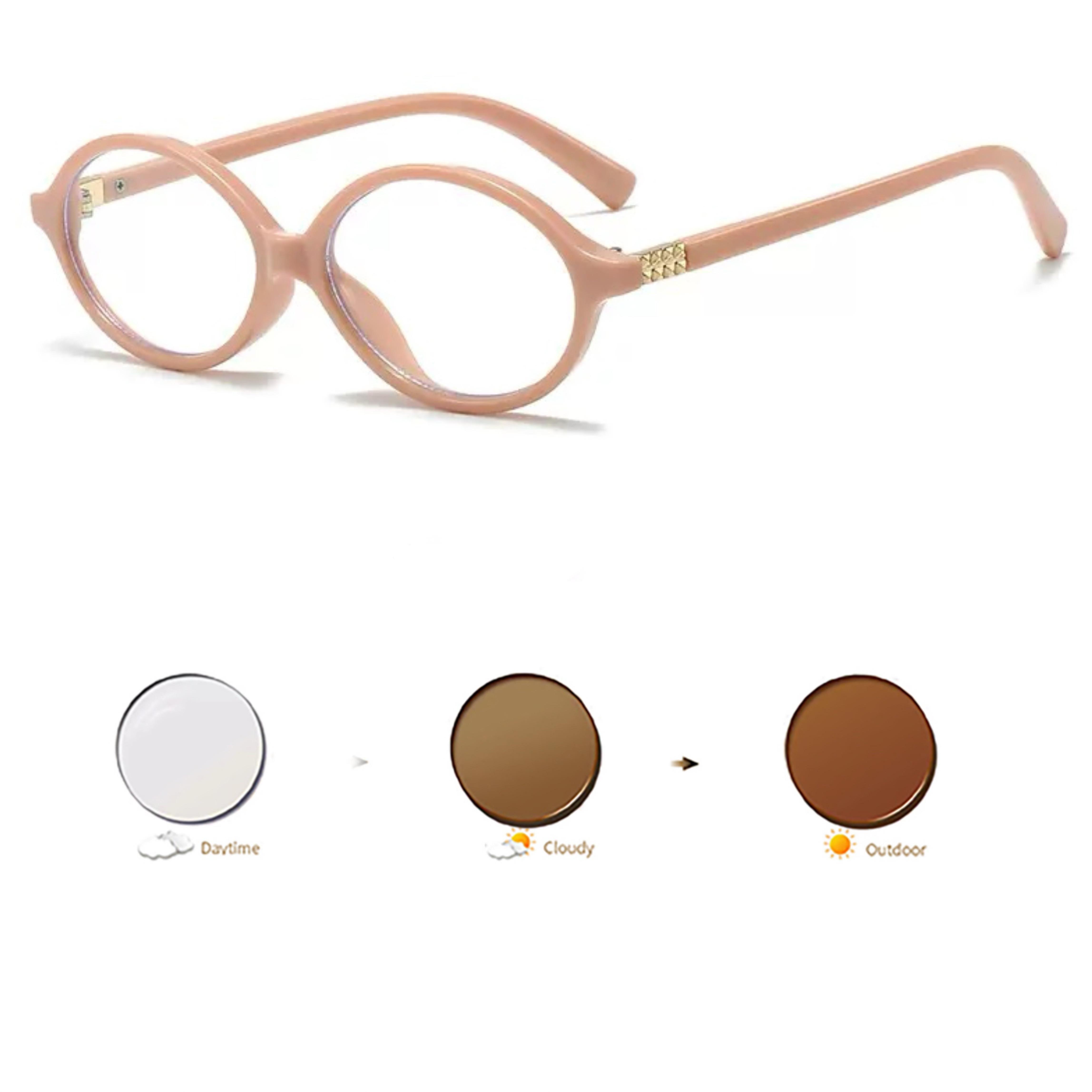 

Ultra Light Small Frame Near Sight Glasses Spicy Girl Style Photochromic Myopia Glasses Color Changing Outdoor Eyeglasses Continue