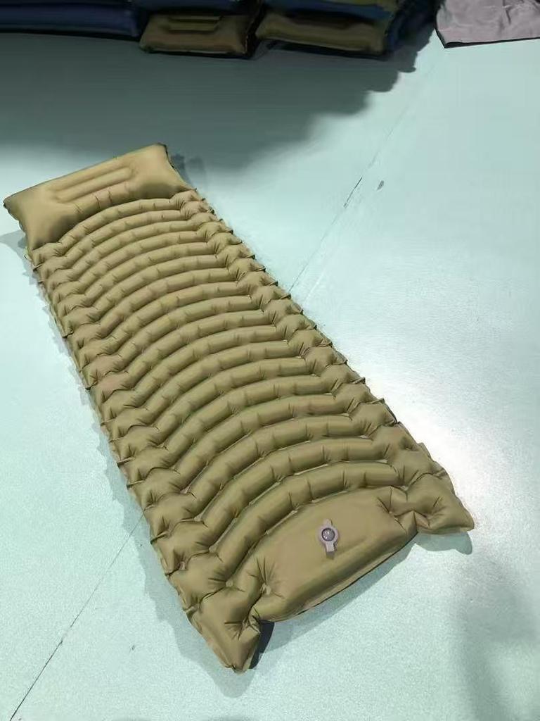 Portable Outdoor Inflatable Bed: Camping Pad, Cycling Air Mattress, Moisture-Proof Folding Tent Mattress