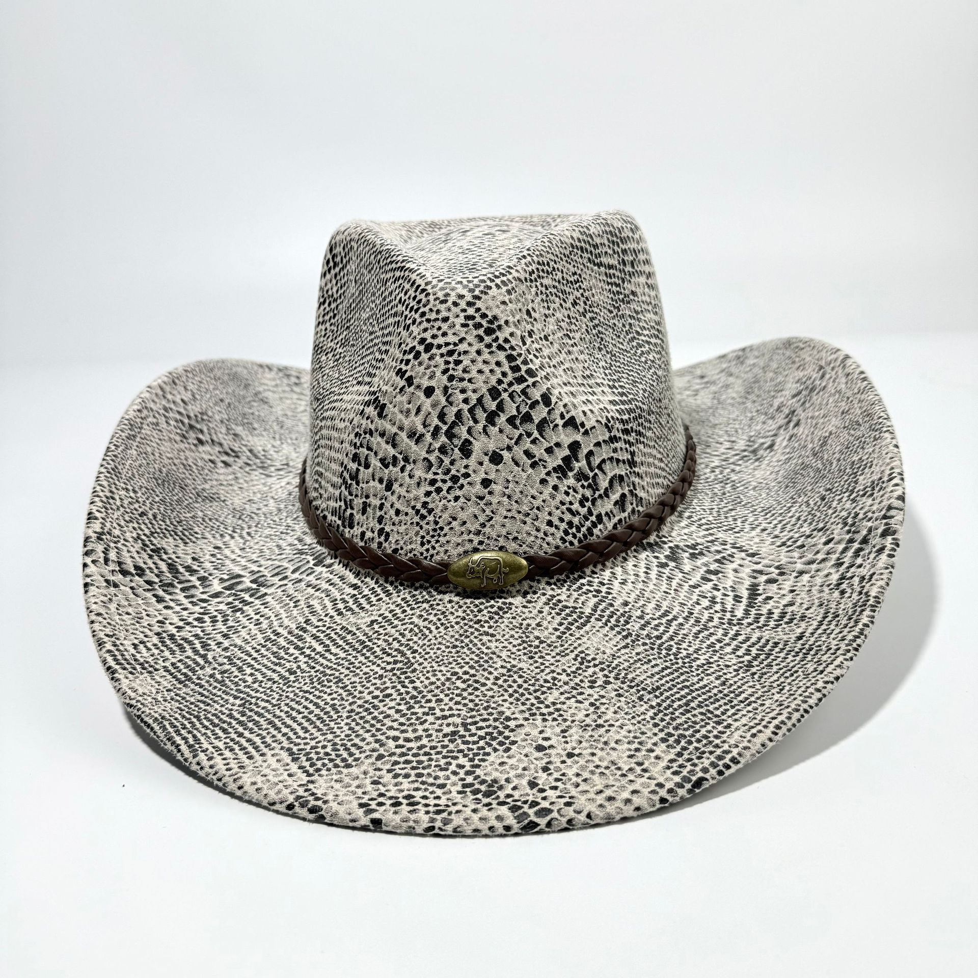 

JYL TS DIY Hard Top Straw Hat Unisex Western Outdoor Sun Protection Hat Straw 1222Mao10978