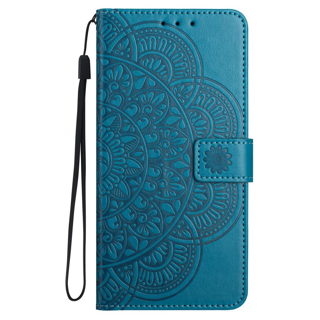 For Samsung Galaxy A56 5G Leather Case with Card Slots Mandala Pattern Phone Cover Stand