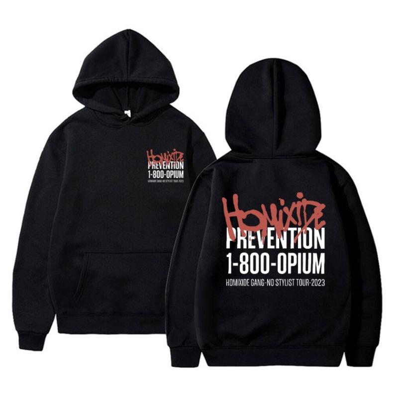 Homixide Gang No Stylist Tour Hoodie Autumn and Winter Sweatshirt Men Womnen Fashion Pullover Men's Fleece Hoodies