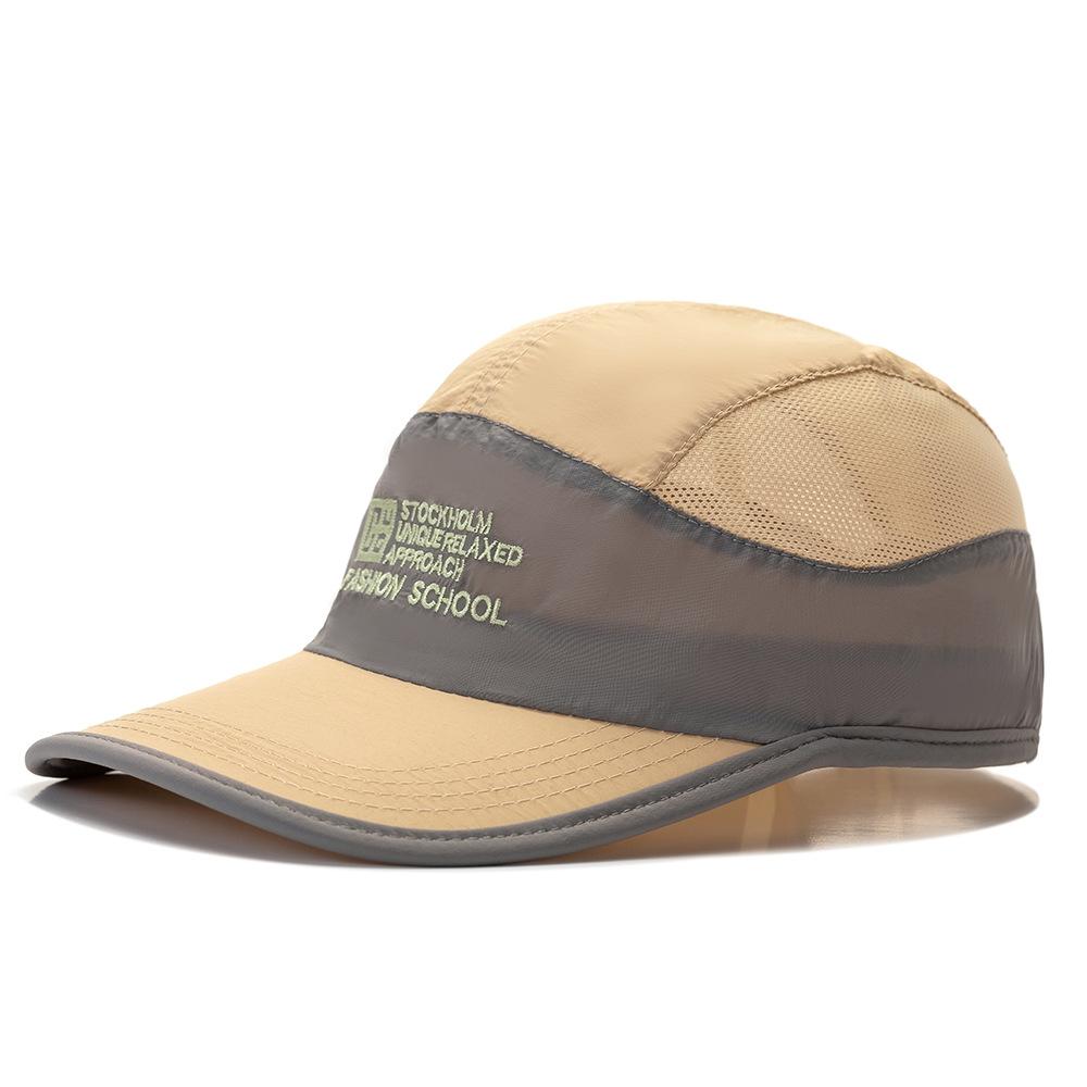 Men Summer Baseball Cap Outdoor Sun Hat Quick-Drying Breathable Sunscreen Cap