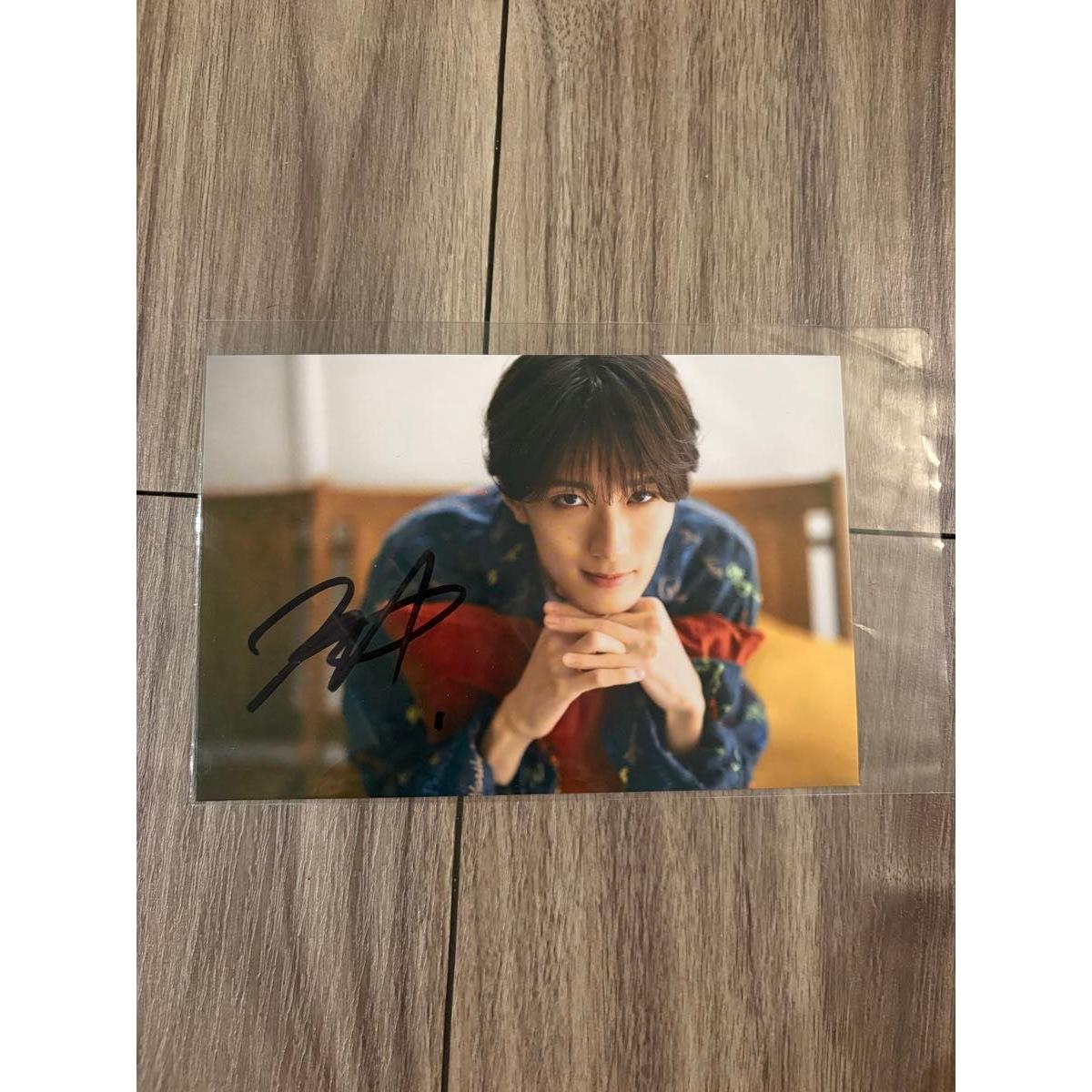 Used M!LK Jutaro Yamanaka autographed postcard