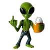 Alien Resin Statue Ornament Alien Garden Sculptures & Statues Yard Best Art Decor For Indoor Outdoor Home Or Office Collectible