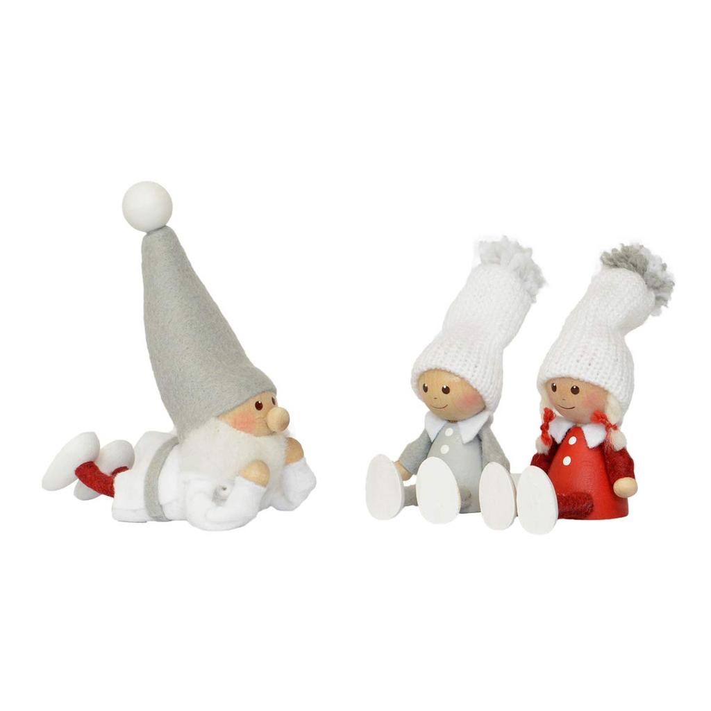 NORDIKA Nisse Nordica Nisse Christmas Wooden Doll Santa (Reclining / NRD120609)