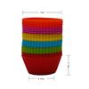 Lingstar 24-Pack Reusable Silicone Baking Cups Cupcake Liners - Muffin Cups Cake Molds