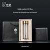 HEENOOR Double-Walled Antibacterial Glass Water Bottle