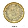 BENGALEN Brass Pooja Plate Puja Thali Very Small