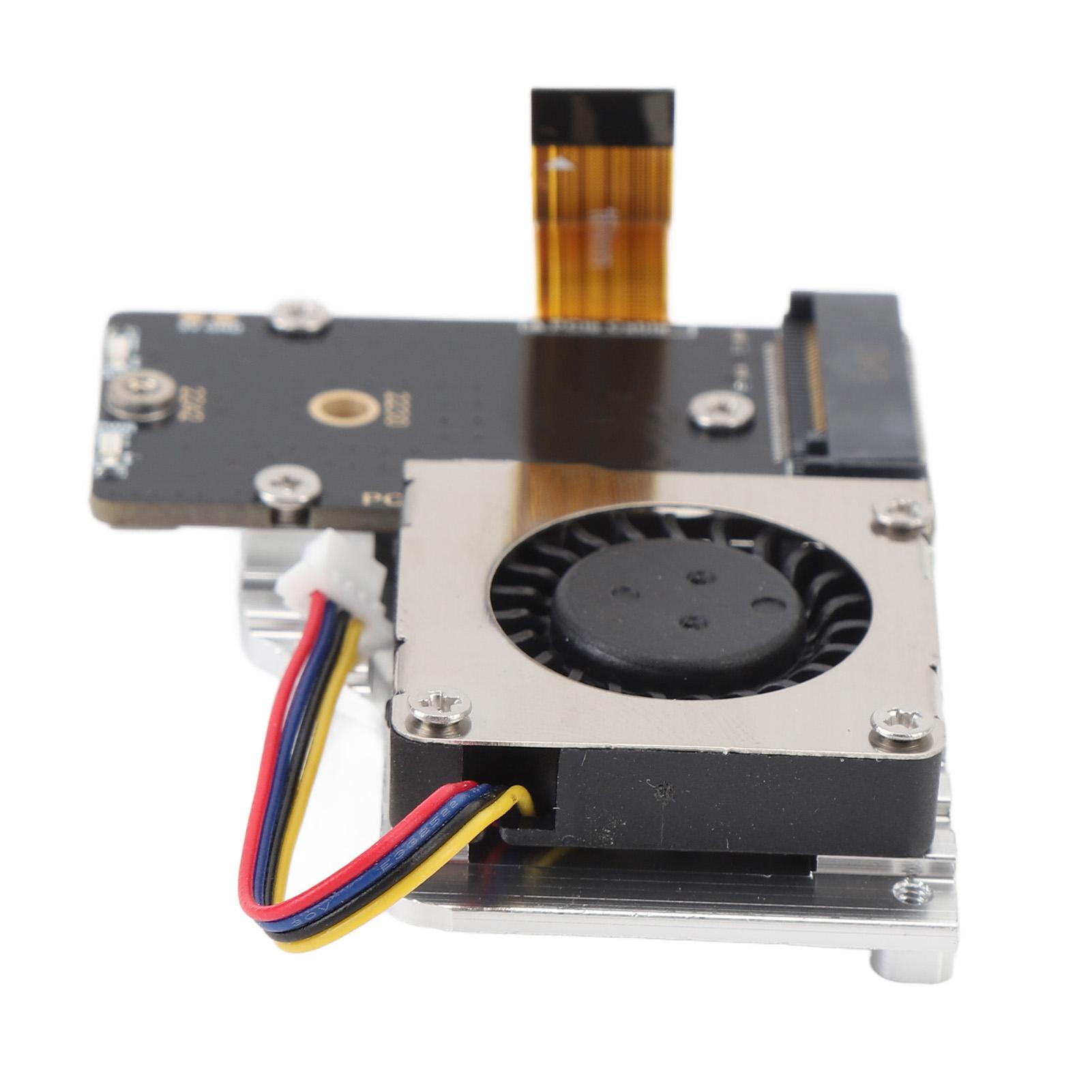 

Адаптерна плата PCIe to M.2 Інтегрований 8 Гбіт/с Адаптер PCIe to M.2 з оксиду алюмінію з охолоджуючим вентилятором для