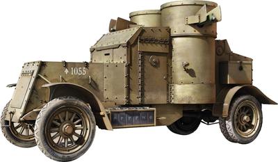 Miniart British Austin Armored Car 1918 Dunster Force Interior Kit Plastic Model MA39023 1/35