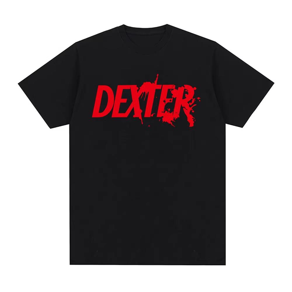 

TV Play Dexter Morgan Logo Print T-shirts Men Women Clothing Casual Oversized Short Sleeve T Shirts High Quality Cotton T-shirts L