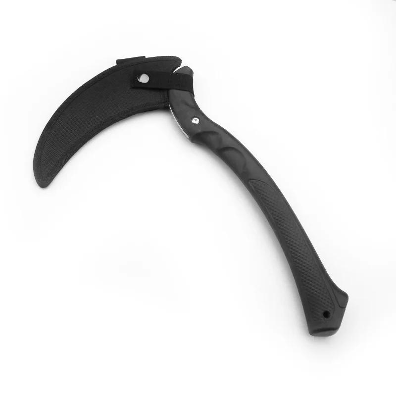 High-quality Multi-functional EDC Sickle Is A Convenient Manual Tool for Outdoor Camping and T actical Garden Weeding