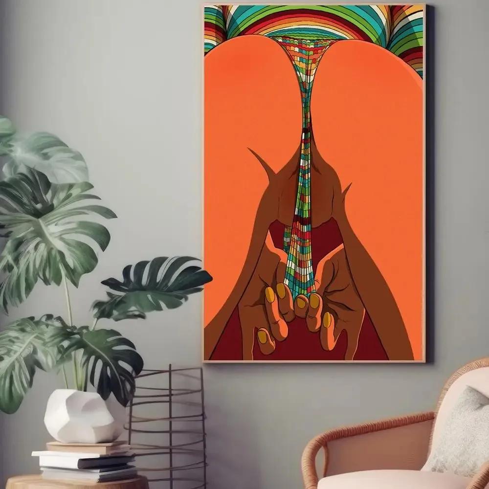 Film Clasic Abstract Nordic Nud Femeie Sexy Bărbați Postere Calitate HD Poster Artă de Perete Pictură Studiu Living Decor Acasă Cadou