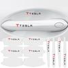Tesla Car Door Handle Bowl Transparent Sticker Anti-collision Protection Strips For Model 3 Y S Cybertruck Juguete Roadster Coil