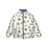 Vans Lässige Muster Wende-Sport-Warme Baumwolljacke Herrenjacke Weiß VN0A5F6YHKC
