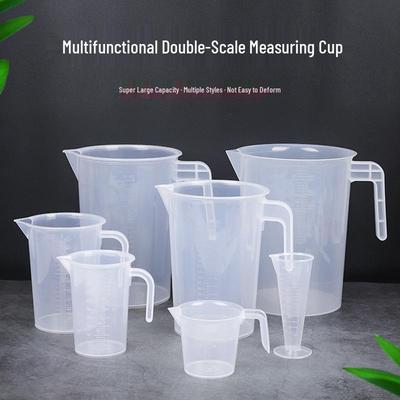 1000ml/5000ml Plastic Measuring Cup with Scale for Milk Tea Shops and Household Use