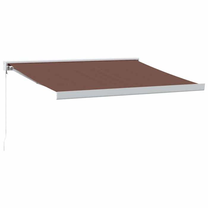 VidaXL Manual Retractable Awning Brown 300x250 Cm 3215718