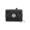 Tb-Willa Logo Chain Quilted Leather Shoulder Crossbody Bag Women Bags Black 83692-001
