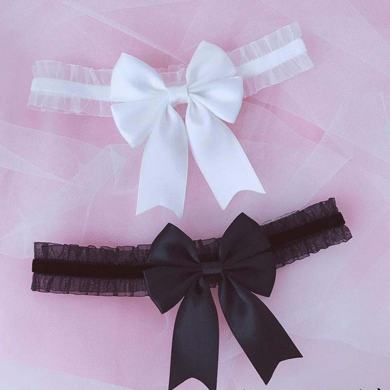 Lace girl bow elastic thigh ring sexy sexy wedding leg ring cute girl paper z