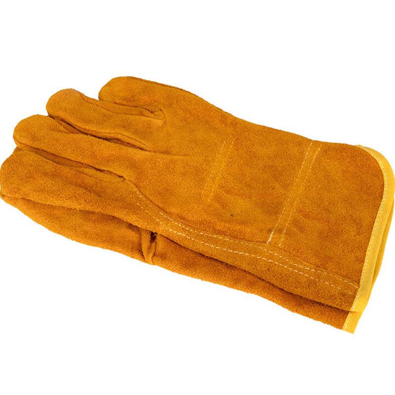 Deyu Gongpin Short Cowhide Welder's Gloves