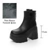 Fashion AIYUQI Women Ankle Boots 2025 New Genuine Leather High Heel Boots Women Platform 11cm Fashion Women Booties