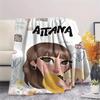 1PC Aitana Print Flannel Blanket, High quality All Seasons, Home Decor, Warmth and Comfort, Perfect for Christmas Gifts