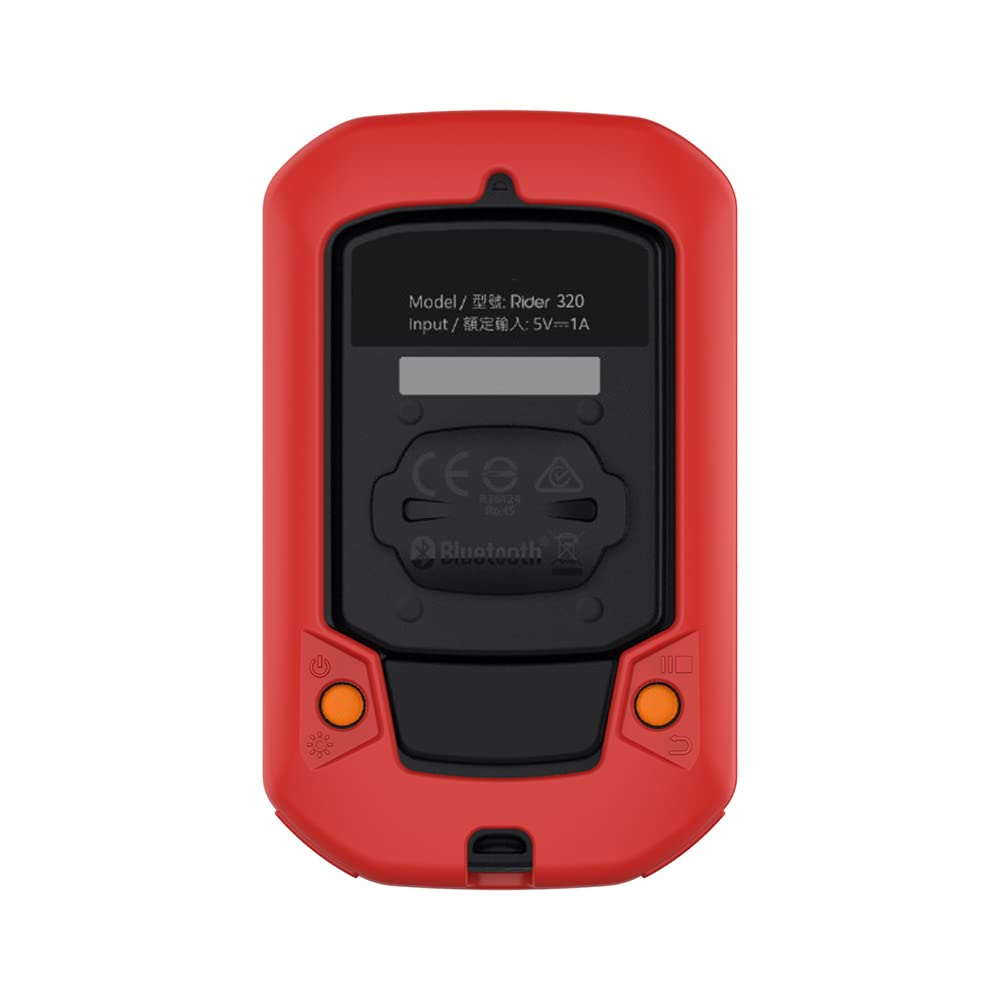 Voikoli Case for Bryton Rider 430/420/320 Soft Silicone Protective Cover Case for Bryton Rider 430/420/320 GPS Cycling Accessories (Red)