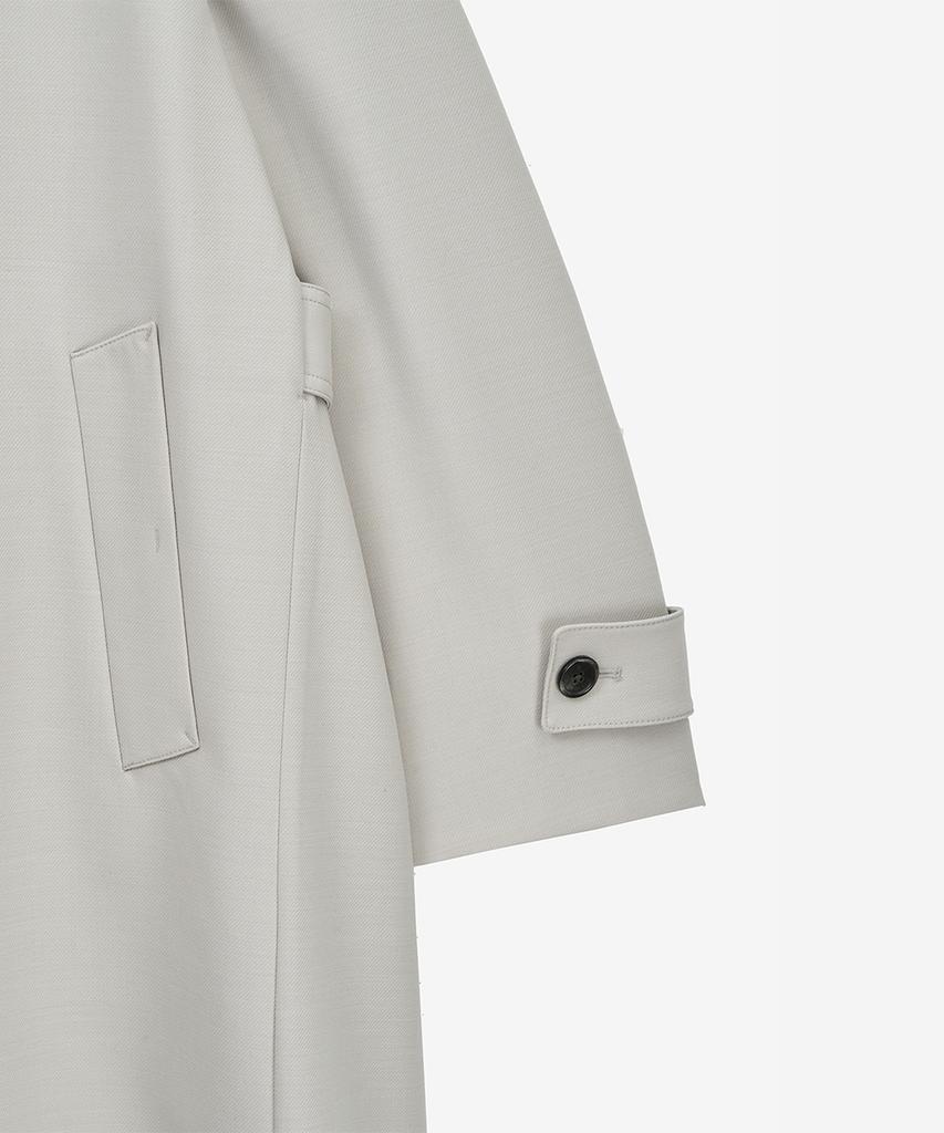 Ziosongzio Flap Detachable Balmacaan Coat Beige Zi2Tc203Be