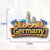 Germany Refrigerator Stickers Free State of Bavaria Travel Souvenirs Hamburg Schloss Neuschwanstei Dachshund Fridge Magnets Gift