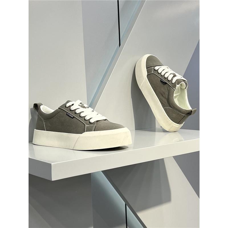 Spring New Simple Canvas Shoes Low-top Platform Sports and Leisure Board Shoes Bc