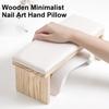 Nail Arm Rest Cushion Manicure Nail Rest Nail Hand Cushion Leather Hand Rest Cushion for Beauty Salons and Home Manicure