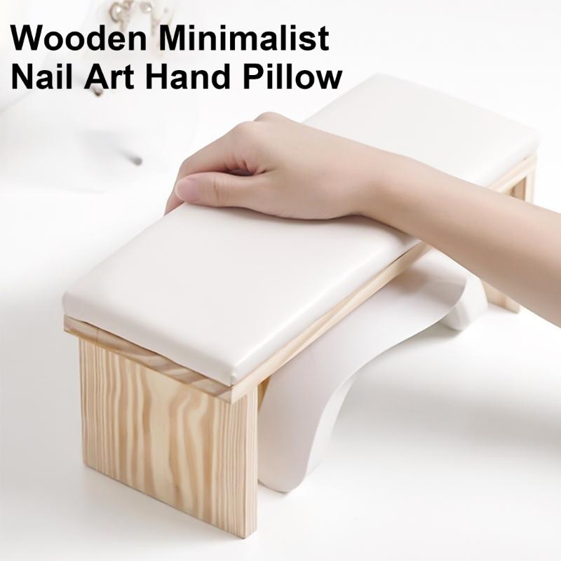 Nail Arm Rest Cushion Manicure Nail Rest Nail Hand Cushion Leather Hand Rest Cushion for Beauty Salons and Home Manicure