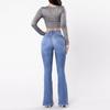 Womens Comfy Summer Elastic Waist Pockets Casual Bull-puncher