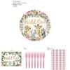 One Colorful Animal World Birthday Party Supplies Decor For Joyful Celebrations**