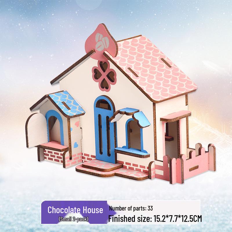 3D Wooden Puzzle Model Kit for Kids and Adults - Educational Brain Toy and Gift