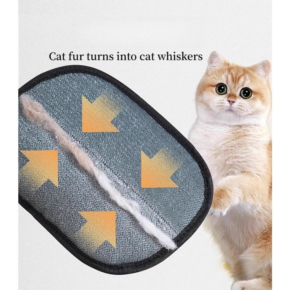 3PCS Cat Hair Cleaner Electrostatic Hair Removal Pet Gloves Two-way Bristle Remover Brush Sticky Hair Artifact Dog Comb Shaving